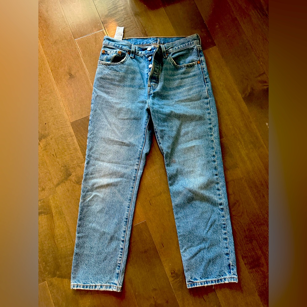 Levi 501 Classic Blue Denim Jeans